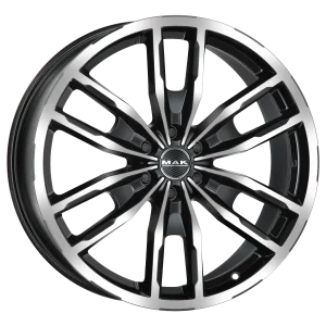 Mak Wheels – PEAK – Black – 17″x7.5″ 25mm – Summer Wheels – F7570PXBM25VT2